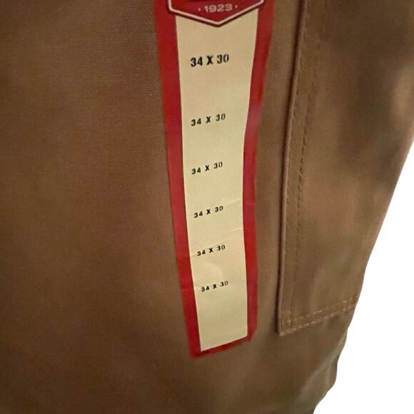 Construction Pant Workwear RED KAP Mens 34x30 Relaxed Straight Leg Brown NWT - Picture 5 of 13